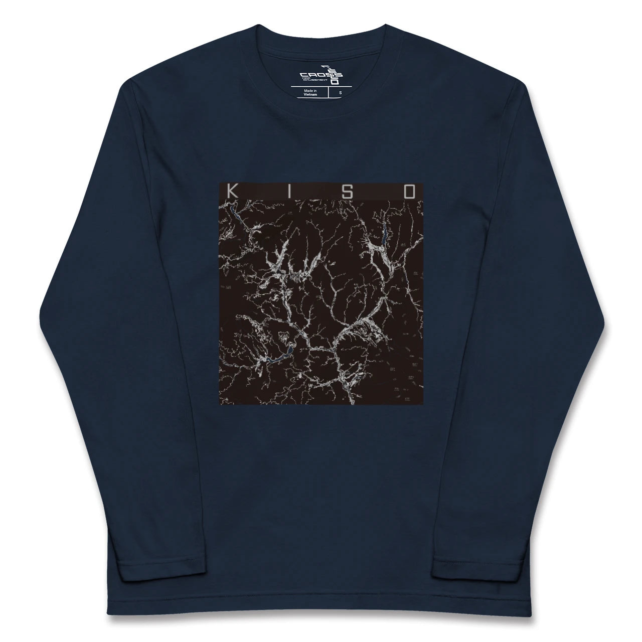 【木曽（長野県）】地図柄ロングスリーブTシャツ