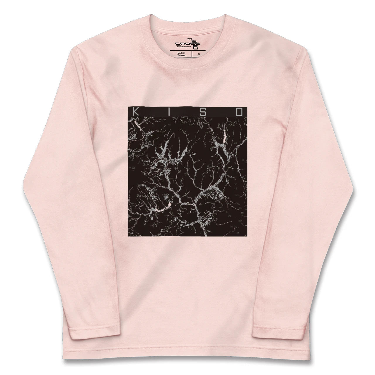 【木曽（長野県）】地図柄ロングスリーブTシャツ