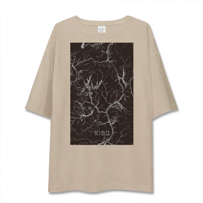 【木曽（長野県）】地図柄ビッグシルエットTシャツ