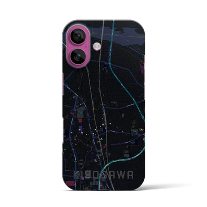 【木曽川（愛知県）】地図柄iPhoneケース（バックカバータイプ）