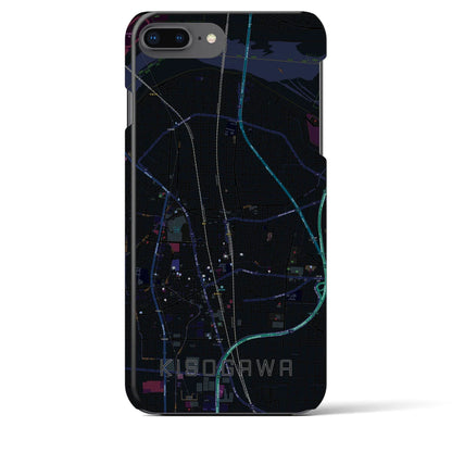 【木曽川（愛知県）】地図柄iPhoneケース（バックカバータイプ）