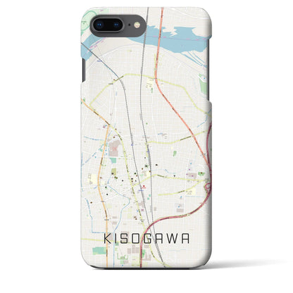 【木曽川（愛知県）】地図柄iPhoneケース（バックカバータイプ）