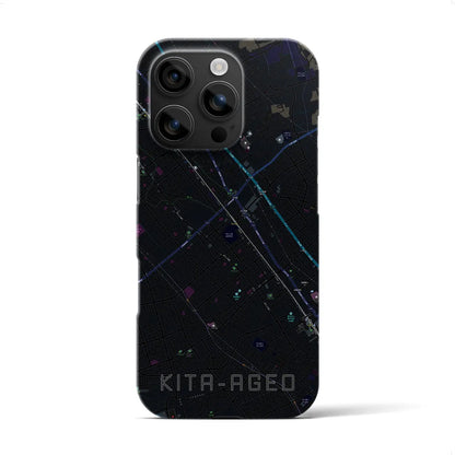 【北上尾（埼玉県）】地図柄iPhoneケース（バックカバータイプ）