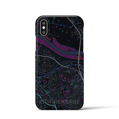 【北赤羽（東京都）】地図柄iPhoneケース（バックカバータイプ）