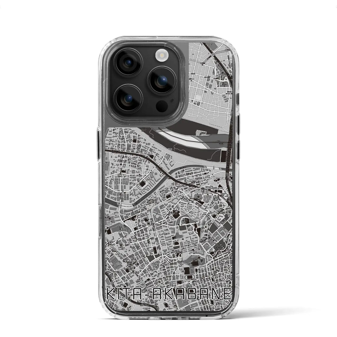 【北赤羽（東京都）】地図柄iPhoneケース（MagSafeタイプ）