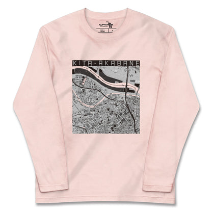 【北赤羽（東京都）】地図柄ロングスリーブTシャツ