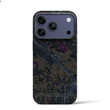 【北鎌倉（神奈川県）】地図柄iPhoneケース（バックカバータイプ）