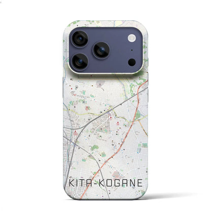 【北小金（千葉県）】地図柄iPhoneケース（バックカバータイプ）