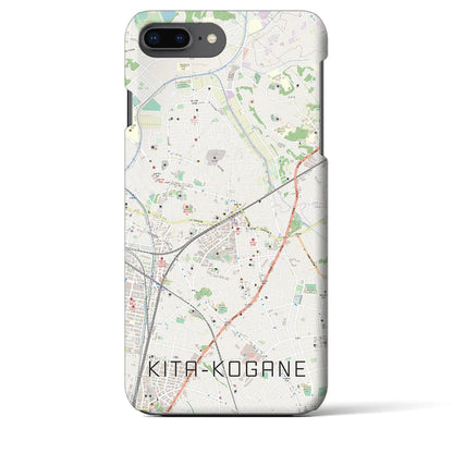 【北小金（千葉県）】地図柄iPhoneケース（バックカバータイプ）