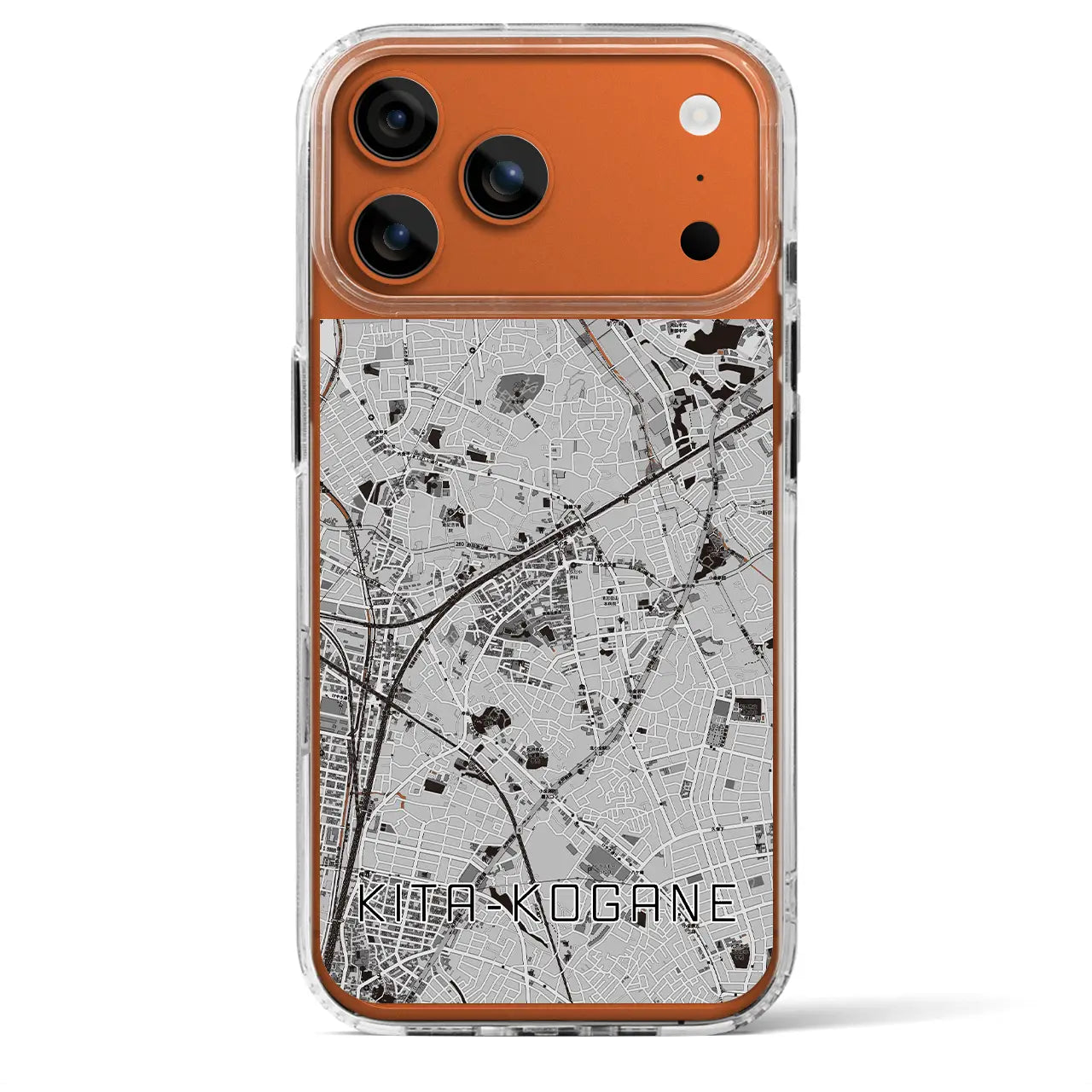 【北小金（千葉県）】地図柄iPhoneケース（MagSafeタイプ）