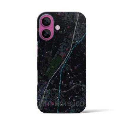 【北松戸（千葉県）】地図柄iPhoneケース（バックカバータイプ）