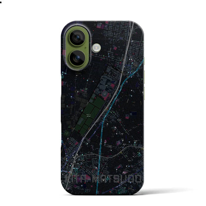 【北松戸（千葉県）】地図柄iPhoneケース（バックカバータイプ）