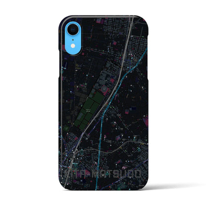 【北松戸（千葉県）】地図柄iPhoneケース（バックカバータイプ）