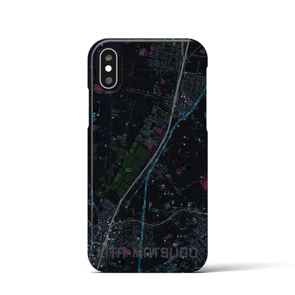 【北松戸（千葉県）】地図柄iPhoneケース（バックカバータイプ）