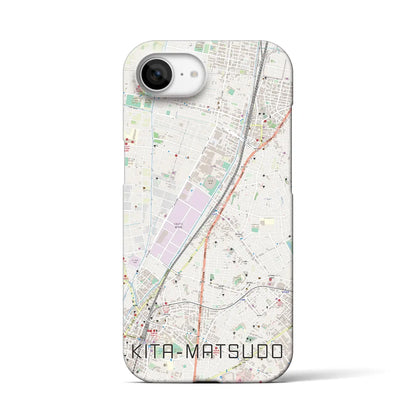 【北松戸（千葉県）】地図柄iPhoneケース（バックカバータイプ）