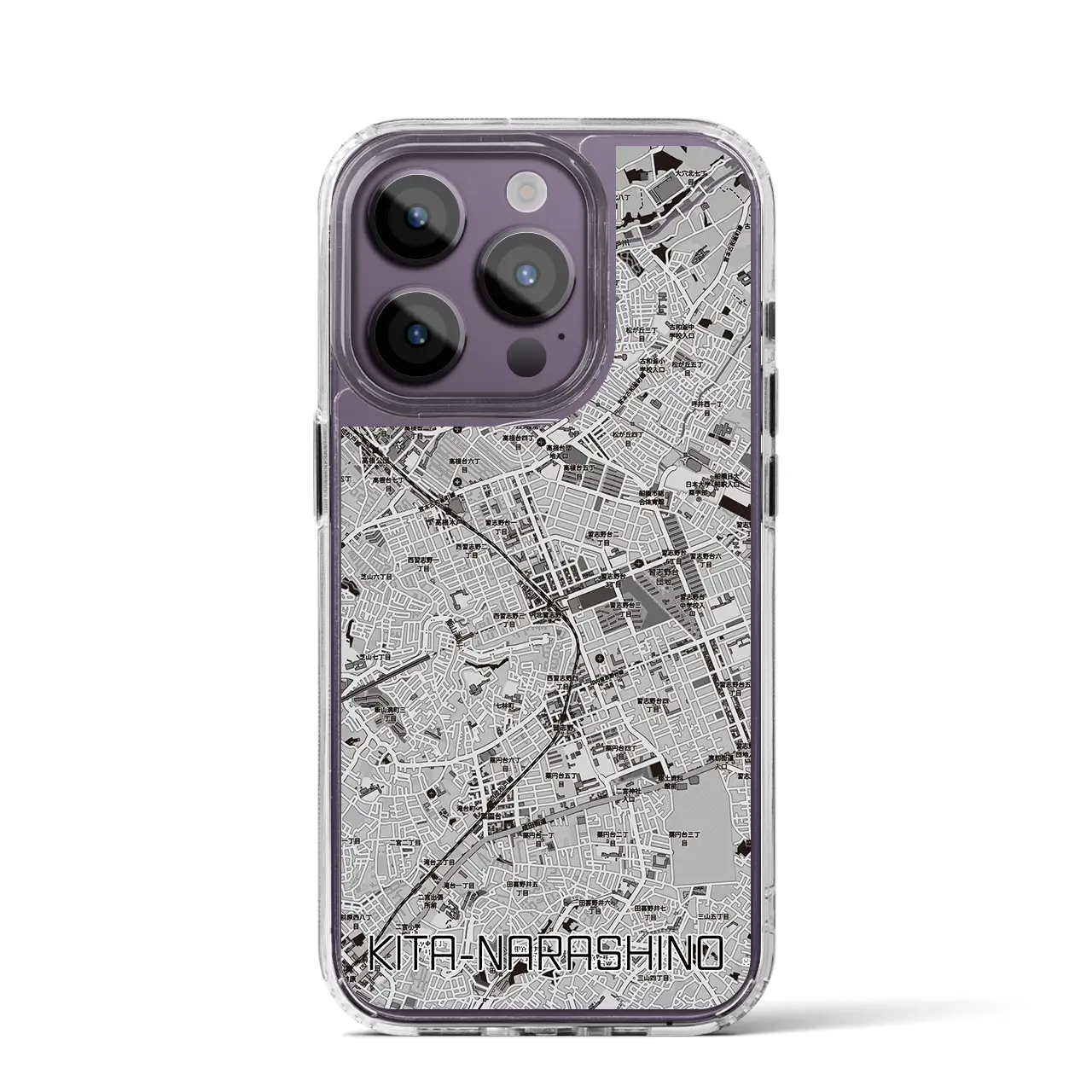 【北習志野（千葉県）】地図柄iPhoneケース（MagSafeタイプ）