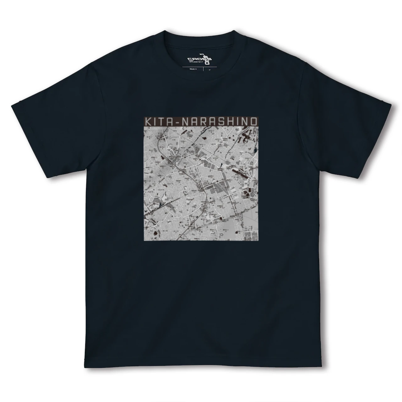 【北習志野（千葉県）】地図柄ヘビーウェイトTシャツ