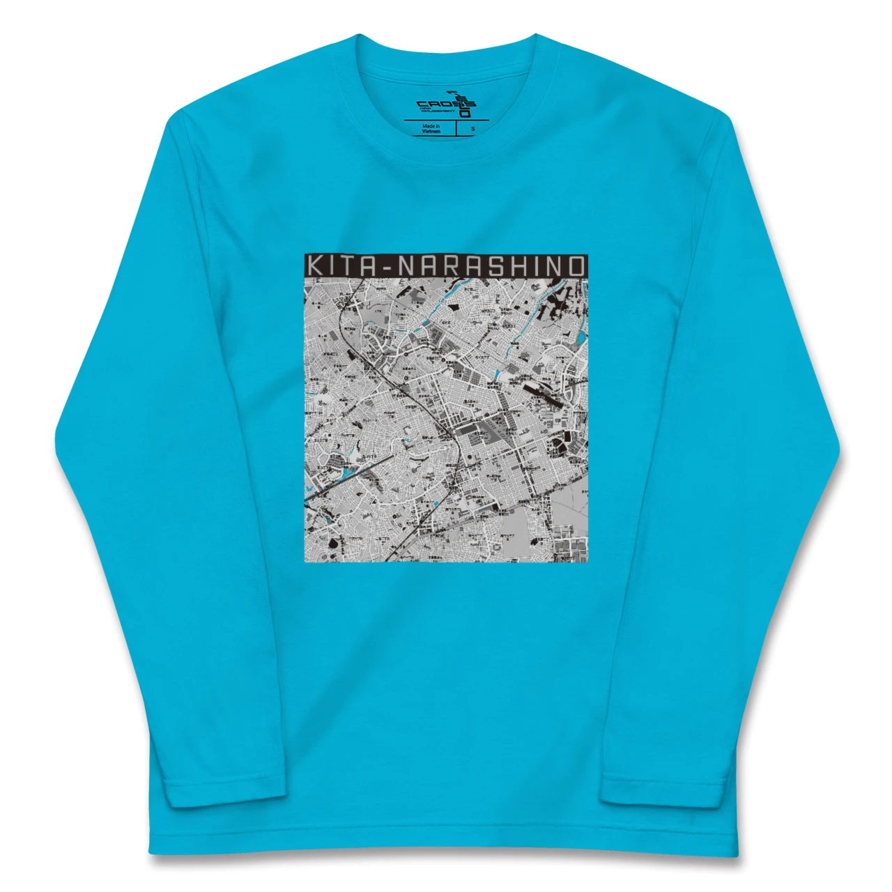 【北習志野（千葉県）】地図柄ロングスリーブTシャツ