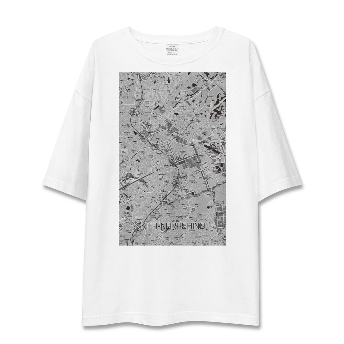 【北習志野(千葉県)】地図柄ビッグシルエットTシャツ