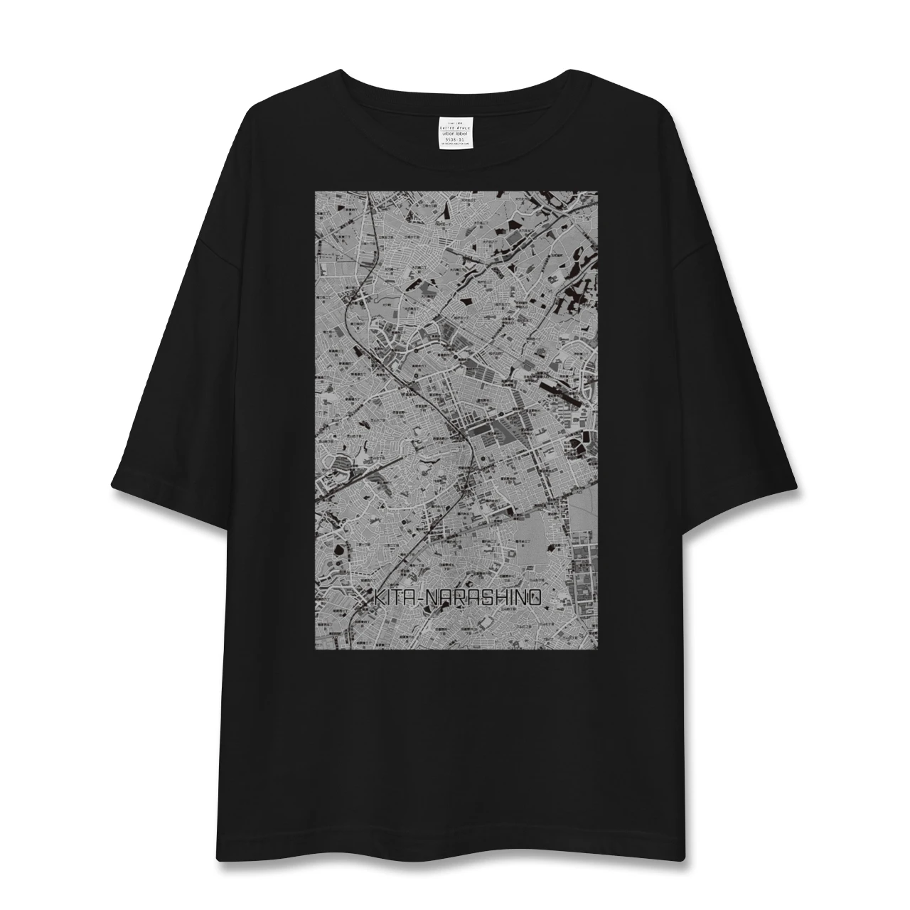 【北習志野（千葉県）】地図柄ビッグシルエットTシャツ