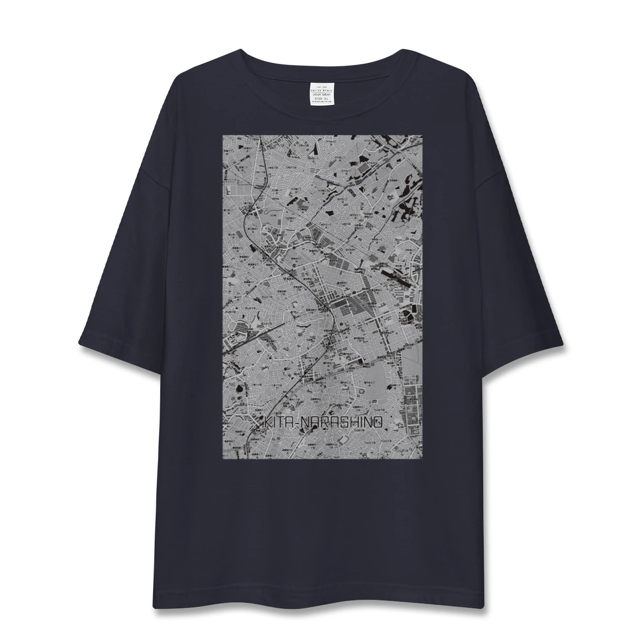 【北習志野（千葉県）】地図柄ビッグシルエットTシャツ
