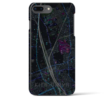 【北大宮（埼玉県）】地図柄iPhoneケース（バックカバータイプ）