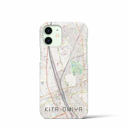 【北大宮（埼玉県）】地図柄iPhoneケース（バックカバータイプ）