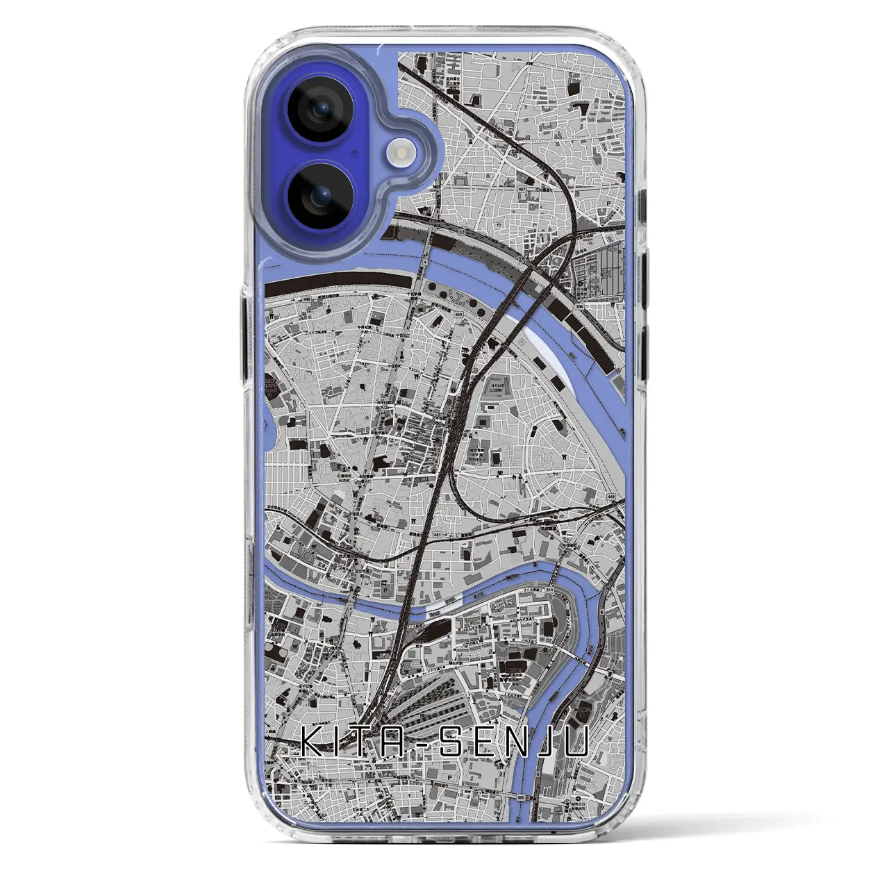 【北千住（東京都）】地図柄iPhoneケース（MagSafeタイプ）