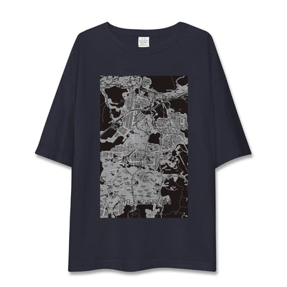 【北鈴蘭台（兵庫県）】地図柄ビッグシルエットTシャツ