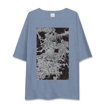 【北鈴蘭台（兵庫県）】地図柄ビッグシルエットTシャツ