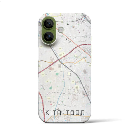 【北戸田（埼玉県）】地図柄iPhoneケース（バックカバータイプ）