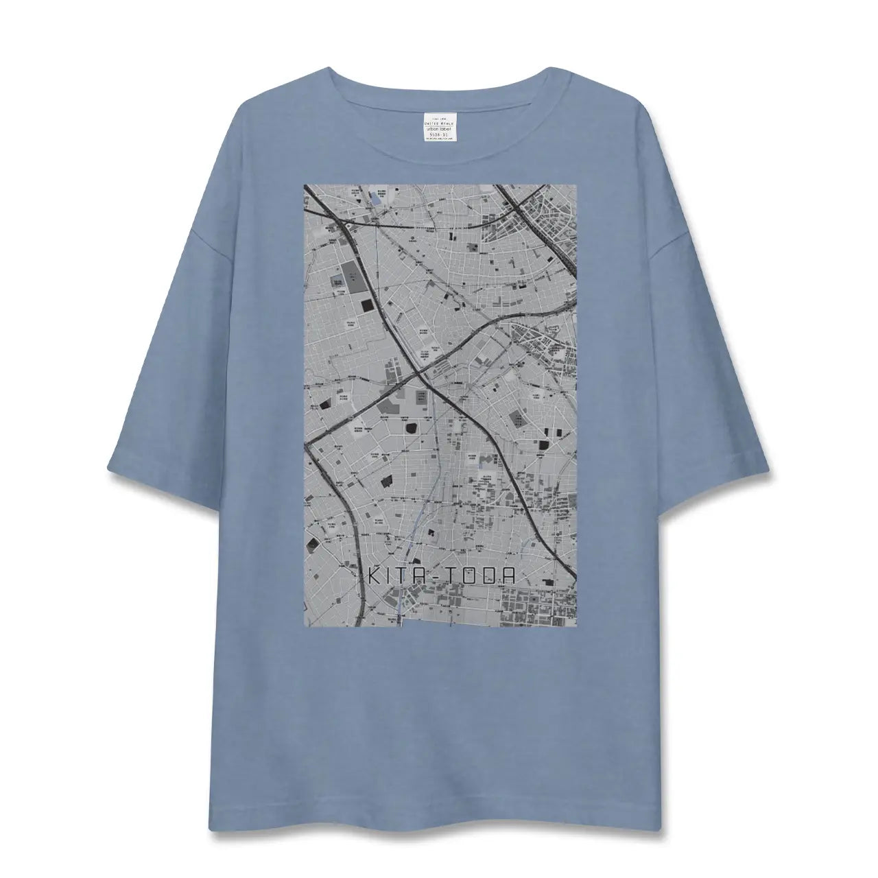 【北戸田（埼玉県）】地図柄ビッグシルエットTシャツ