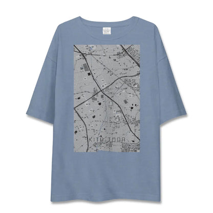 【北戸田（埼玉県）】地図柄ビッグシルエットTシャツ