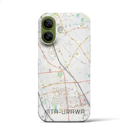 【北浦和（埼玉県）】地図柄iPhoneケース（バックカバータイプ）