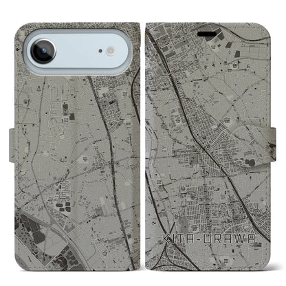 【北浦和（埼玉県）】地図柄iPhoneケース（手帳タイプ）