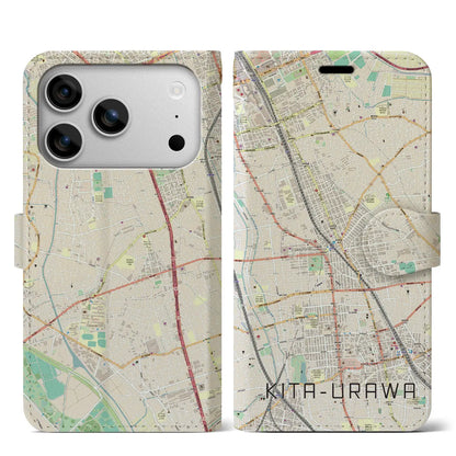 【北浦和（埼玉県）】地図柄iPhoneケース（手帳タイプ）