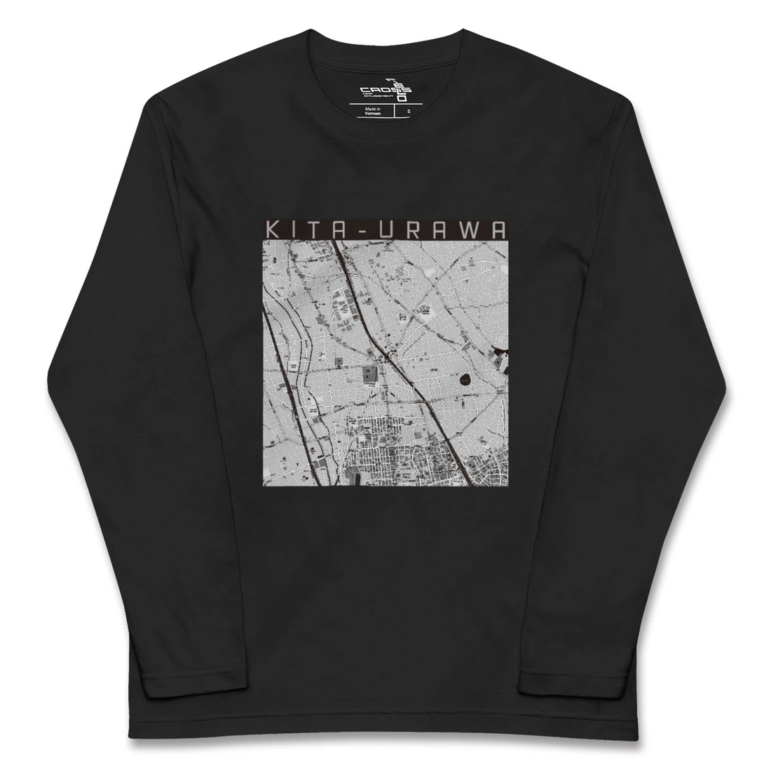 【北浦和(埼玉県)】地図柄ロングスリーブTシャツ