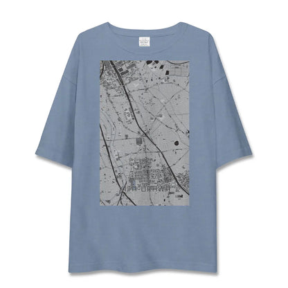 【北浦和（埼玉県）】地図柄ビッグシルエットTシャツ