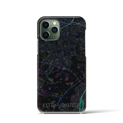 【北山田（神奈川県）】地図柄iPhoneケース（バックカバータイプ）