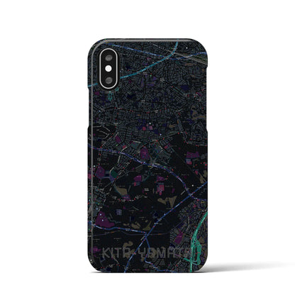 【北山田（神奈川県）】地図柄iPhoneケース（バックカバータイプ）