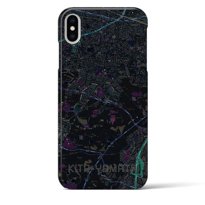 【北山田（神奈川県）】地図柄iPhoneケース（バックカバータイプ）