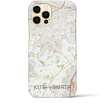 【北山田（神奈川県）】地図柄iPhoneケース（バックカバータイプ）
