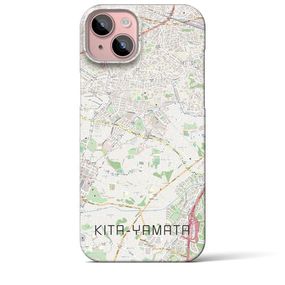 【北山田（神奈川県）】地図柄iPhoneケース（バックカバータイプ）