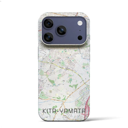 【北山田（神奈川県）】地図柄iPhoneケース（バックカバータイプ）