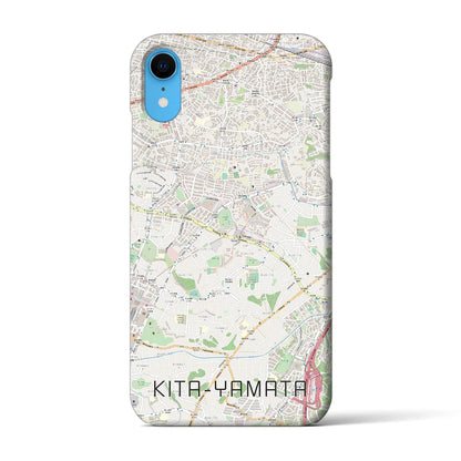 【北山田（神奈川県）】地図柄iPhoneケース（バックカバータイプ）