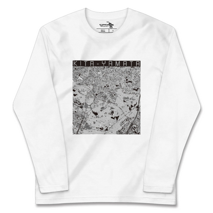 【北山田（神奈川県）】地図柄ロングスリーブTシャツ