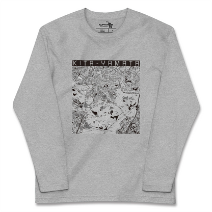 【北山田（神奈川県）】地図柄ロングスリーブTシャツ