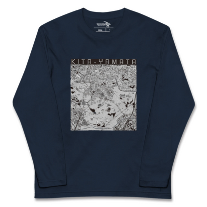 【北山田（神奈川県）】地図柄ロングスリーブTシャツ