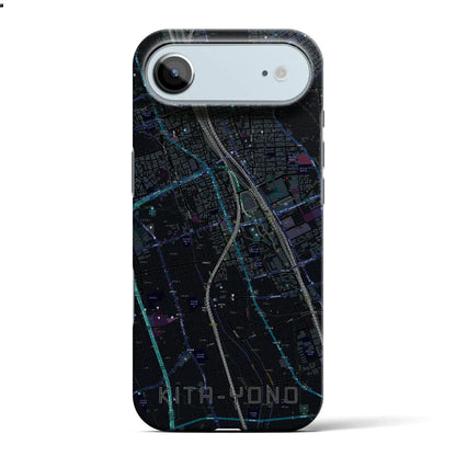 【北与野（埼玉県）】地図柄iPhoneケース（バックカバータイプ）