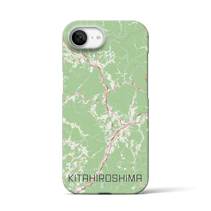 【北広島（広島県）】地図柄iPhoneケース（バックカバータイプ）